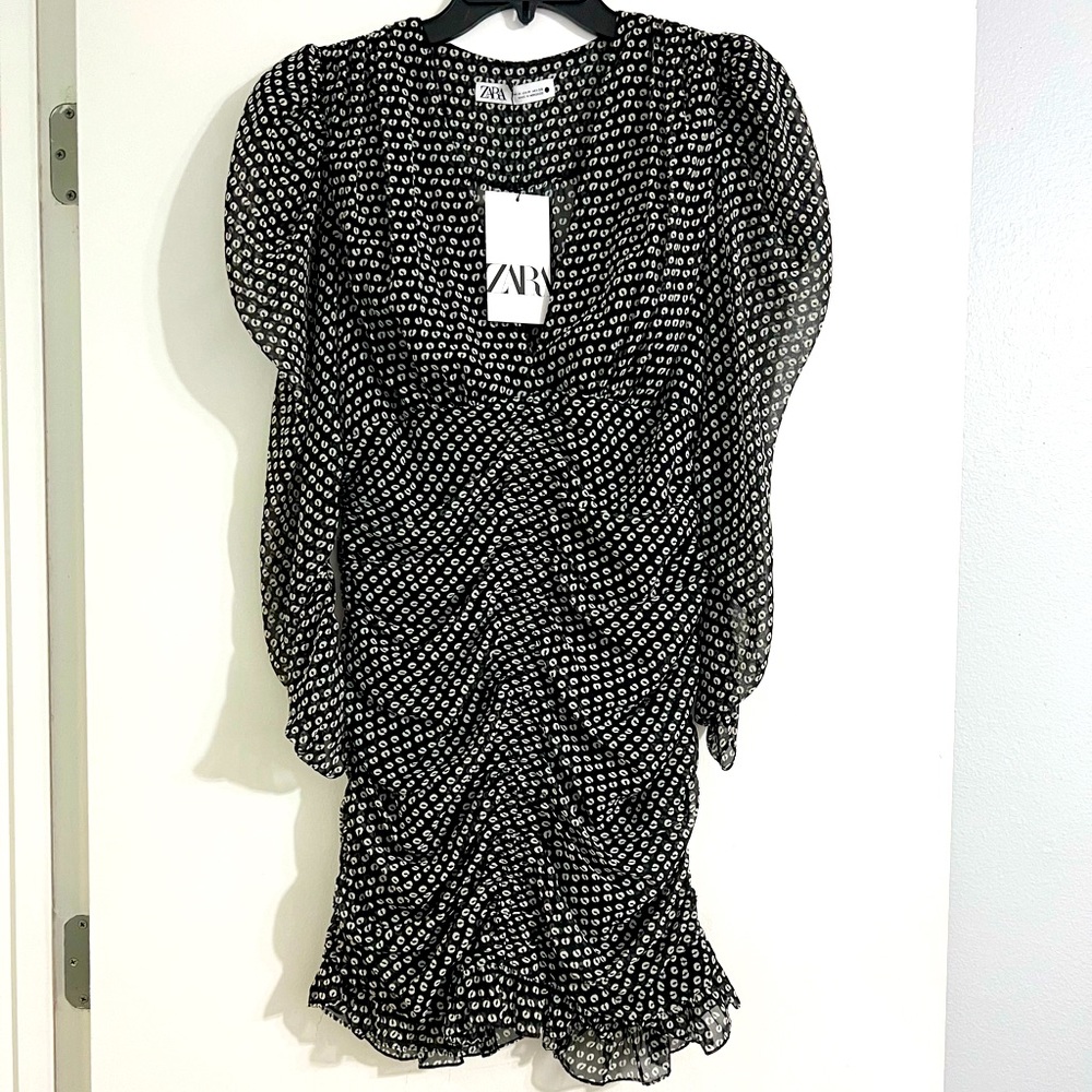Mini ruffled dress